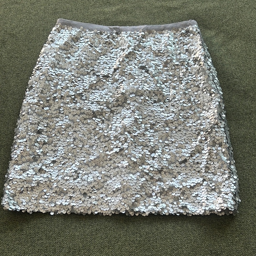 Jcrew Sequin Mini Skirt